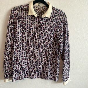Vintage 1960s Jaeger Shirt. Size Small/Medium.
